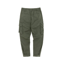 Workwear men's multi-pocket pants elastic waist