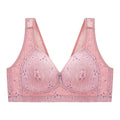 Mother's Middle-aged And Elderly Thin No Steel Ring Big Breast Small Soft Vest Top Support Bra