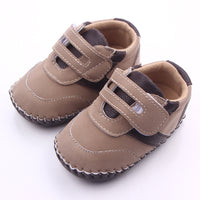 Hand-stitched frosted toddler shoes