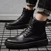 Fashion Men's Platform High-Top Shoes Casual Shoes