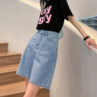 Loose Wide-leg Retro High-waisted Slimming Straight-cut Riding Pants