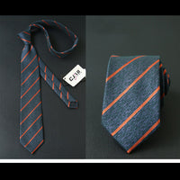 Male business striped retro suit tie