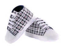 Rainbow canvas soft bottom baby shoes