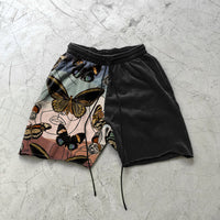 Geometric 3D Digital Printing Shorts