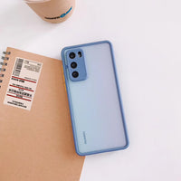 Contrasting Color All-inclusive Lens Skin Feel Suitable For Compatible WithHuawei Mobile Phone Case All-inclusive Edge