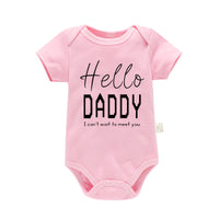 Pure Cotton Baby Triangle Rompers Short Sleeve