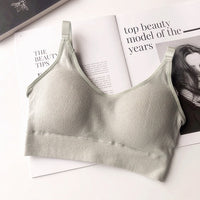 Thread tube top underwear sports bra for girls