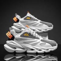 Leisure Sports Mesh Breathable Thick Sole Height Increasing Men's Shoes