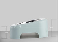 Pet stainless steel cat food tray