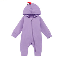 Funny Multi-color Dinosaur Long Sleeve One-piece Romper Baby Suit