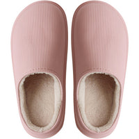 Women's platform outdoor cotton slippers