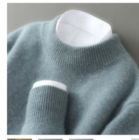 Half Turtleneck Men's Autumn And Winter New Pullover Sweater Loose Sweater
