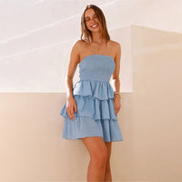 Tube Top Dress For Women Waist-cinching And Slimming