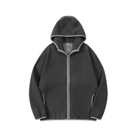Hooded Sweater Men's Velvet Jacket Zipper
