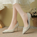 Women's Rhinestone Pearl Fashion High Heels
