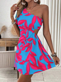 Women's New Stylish Off-Shoulder Hollow-Out Dress