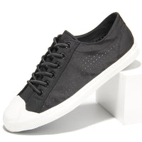 Summer New Men's Slip-on Breathable Canvas Shoes Soft Comfortable Low-top Board Shoes