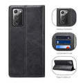 Calfskin Simple Mobile Phone Holster With Adsorption Stand