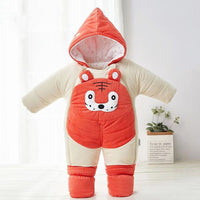 Newborn Baby Down One-piece Cotton Clothes