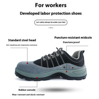 Men's Anti Slip And Puncture Safety Shoes