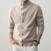 Men's Casual Thick Semi-turtleneck Sweater Old Money Style