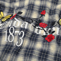 Fashion Loose Plaid Long Sleeve Shirt Men