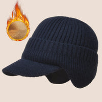 Men's Outdoor Warm Ear Protection Knitted Hat