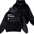 Pure Cotton Washed Vintage Hooded Sweatshirt With Double-layer Hood