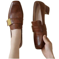 New Spring Autumn Retro Womens Pumps Stylish And On-trend