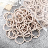 Towel Ring Hair Bands 4cm Solid Color Elastic Hair Rope Female Height Hair Accessory For Ponytail