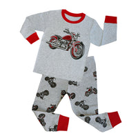 Christmas Deer Children's Suit Children's Pajamas Boys And Girls Long Sleeve Cotton Printed Homewear