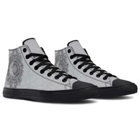 Printed Couple High-top Canvas Shoes