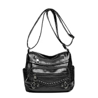 New Fashion Large Capacity Knitted Messenger Bag