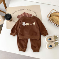 Cute Bear Letters Long Sleeve For Boys And Girls