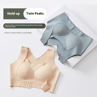 Two-in-one Breast Holding Bra Back Adjustment Push Up