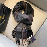 Wool Scarf Men's Winter Red New Style Fruit Green Gray