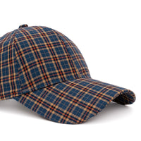 Cross-border European And American Style Multi-color Checked Baseball Cap, Classic And Versatile, Adjustable Beanie Hat, Suitable For Daily Wear And Versatile Use.