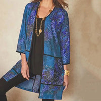 Women's UV-proof Sunscreen 34 Sleeve Printed Coat