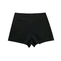 Women's High Waist Asymmetric Short Pantskirt
