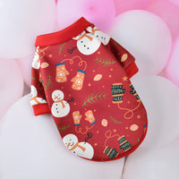 Autumn And Winter Christmas Pet Warm Padded Sweater
