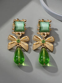 Black Bow Niche Design Graceful Earrings