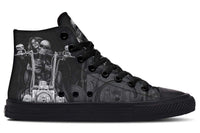 Printed Couple High-top Canvas Shoes