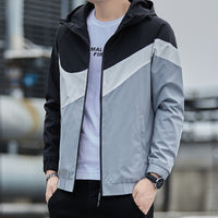Men's Thin Coat Hooded Trendy Brand