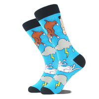 Foreign Trade Cross-border Trendy Socks Popular Middle Tube Cotton Animal Daily Life Series