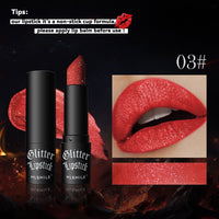 Pearlescent Thin And Glittering Diamond Lipstick Easy To Color Longlasting Lip Gloss Long Lasting Nourishing Moisturizing 7 Color Lipstick