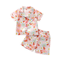 Pajamas Suit Short Sleeve Shorts Suit