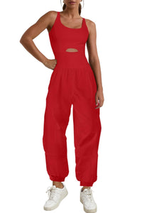 Women's Sleeveless Sports Suit Jumpsuit