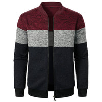 Men's Heavyweight Color-block Knit Sweater