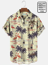 Mens Casual Stylish Lapel Shirt Top