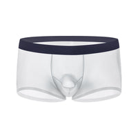Men's Transparent Seamless Boxer Ice Silk Underwear